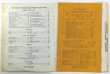 1940's Vintage Menu VIOLET'S KEN GRILL Kenmark Hotel Restaurant Denver CO