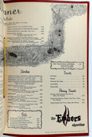1960's Vintage GIANT Menu EMBERS SHORELINE Restaurant Long Beach CA Len LOMBARDO