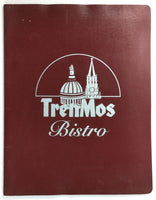 Vintage Menu TRENMOS BISTRO Restaurant Moscow Russia 1st American Restaurant