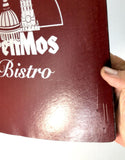 Vintage Menu TRENMOS BISTRO Restaurant Moscow Russia 1st American Restaurant