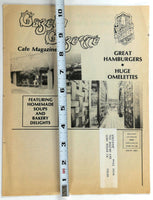 1970's Vintage Mailer Ad Menu THE GAZEBO CAFE & BAKERY Restaurant Long Beach CA