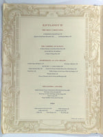 1957 Original HUGE Menu THE FORUM Of The TWELVE CAESARS Restaurant New York City