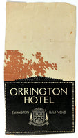 1946 Original Vintage Menu ORRINGTON HOTEL Evanston Illinois