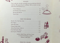 1960's Vintage Menu THE BORDEAUX ROOM Restaurant Wine Cover Location Unknown