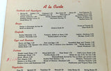1940's Original WWII War Era Ration Menu RIO CABANA Restaurant ? New York ?