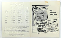 Vintage Mini Menu SMITHILLS COACHING HOUSE Restaurant Bolton England