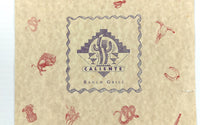 1992 Caliente Ranch Grill Restaurant Original Vintage Menu Texas