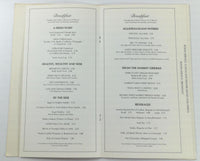 1990's DALLAS HILTON INN Texas Original Room Service Directory & Menu