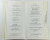 1990's DALLAS HILTON INN Texas Original Room Service Directory & Menu