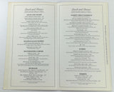 1990's DALLAS HILTON INN Texas Original Room Service Directory & Menu