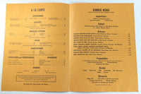 1940's GOLDEN LANTERN COFFEE SHOP 94 So. Broadway Original Mystery Menu