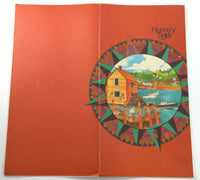 1982 HUNGRY TIGER Restaurant Original Vintage Laminated Menu Steak & Seafood