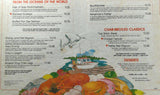 1982 HUNGRY TIGER Restaurant Original Vintage Laminated Menu Steak & Seafood