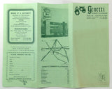 1983 Season GENETTI Dinner Playhouse Productions Brochure Hazeleton Pennsylvania