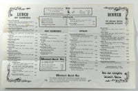 1980's LARO'S WINDMILL Restaurant Menu Youngs Hill Easton Pennsylvania