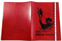 1970's Original Menu VERA'S VILLA VALONA Italian Restaurant Crockett California