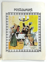 1975 Original Menu HOTEL MELIA GRANADA Restaurant Granada Spain