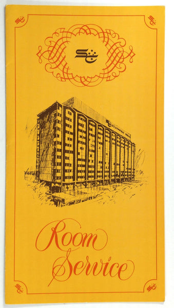 SOUTHERN CROSS HOTEL Original Vintage Room Service Menu Melbourne Australia