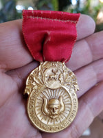 1921 Rare Masonry Medallion N.E. Grotto Association SYRIA GROTTO 3rd Outing