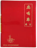 Original Vintage Menu SPRING DEER Restaurant Hong Kong China