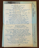 1951 The OLD CLUB TEAHOUSE Restaurant Menu w/pics Alexandria Virginia Laura lee