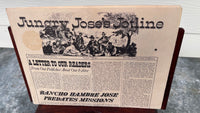 1970's Vintage Menu JUNGRY JOSE'S Restaurant Long Beach Seaport Village CA