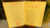 1980's SAI WOO Chinese Restaurant & Tavern Toronto Canada 14 Page Original Menu