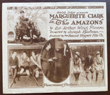 1917 MARGUERITE CLARK in THE AMAZONS Rare Lost Silent Film Movie Theatre Herald