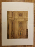 1896 PARIS Ewald Farbige Decorationen Architecture Art Print Lithograph Plate