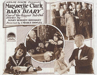 1917 MARGUERITE CLARK in BAB'S DIARY Rare Lost Silent Film Movie Theatre Herald
