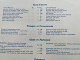 1961 CARLTON HOTEL TIVOLI Restaurant Menu Lucerne Switzerland Rolex Bucherer Ad