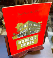 1980's HUBBELL HOUSE Restaurant Mantorville Minnesota Large Original Menu