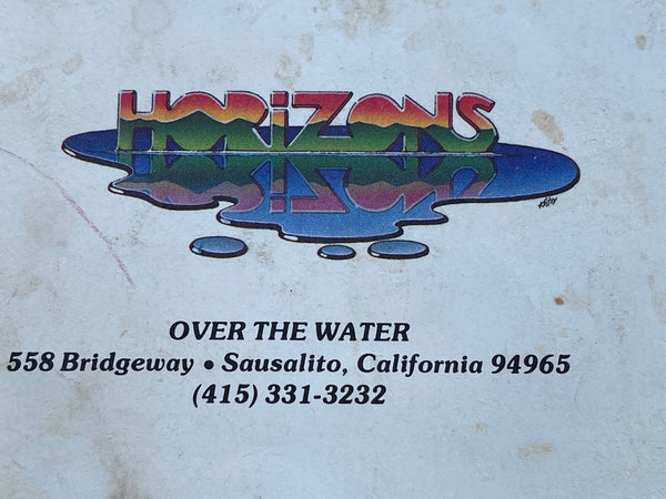 1980's HORIZONS Over The Water Restaurant Sausalito California