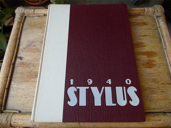 1940 Original Yearbook GLENDALE HIGH SCHOOL CA Stylus