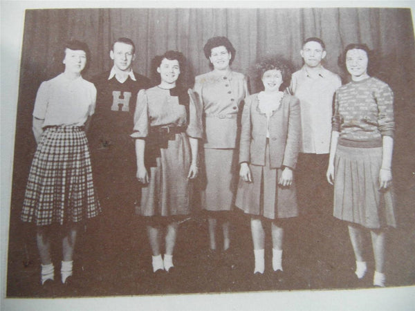 1947 HOWARD HIGH SCHOOL South Dakota Original Yearbook Tiger Unmarked