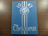 1947 MANCHESTER HIGH SCHOOL WEST YEARBOOK New Hampshire Thesaurus Fortin Family