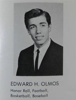 1964 Edward James Olmos Montebello High School Yearbook Battlestar Gallactica