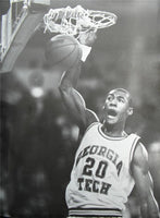 ~TOM HAMMONDS~ NBA NHRA 1989 Georgia Tech Original ~Unmarked~ YEARBOOK