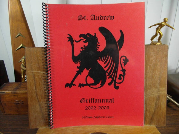 2002-2003 St. Andrew School Original Yearbook Helena Montana Griffannual