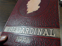 1941 Plattsburgh State Teachers College Normal School Yearbook New York Cardinal