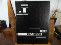 1958 Luther College Original Yearbook Decorah Iowa The Pioneer