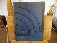 1936 Elwood High School Original Yearbook Annual Indiana The Crescent