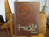 1947 Wake Forest College Bowman Gray School Of Medicine Yearbook Baptist Nursing