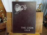 1939 Red Lion High School Original Yearbook Annual Pennsylvania The Lion