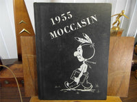 1955 Howard Lake High School Minnesota Original Yearbook Annual The Moccasin