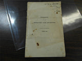 Rare 1833-1834 Catalogue Of Officers & Students In Yale College University