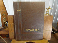 1947 HARTWICK COLLEGE Oneonta New York Original YEARBOOK Annual The Oyaron