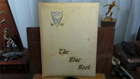 1946 HYDE PARK HIGH SCHOOL MA Original ~Unmarked~ YEARBOOK Annual The Blue Book