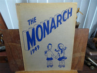 1949 ABRAHAM LINCOLN HIGH SCHOOL San Jose CA YEARBOOK Annual The Monarch