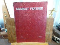 1937 CENTRAL HIGH SCHOOL Red Wing Minnesota Original YEARBOOK Scarlet Feather